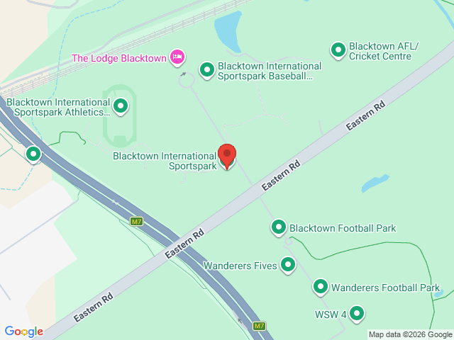 Map showing event location